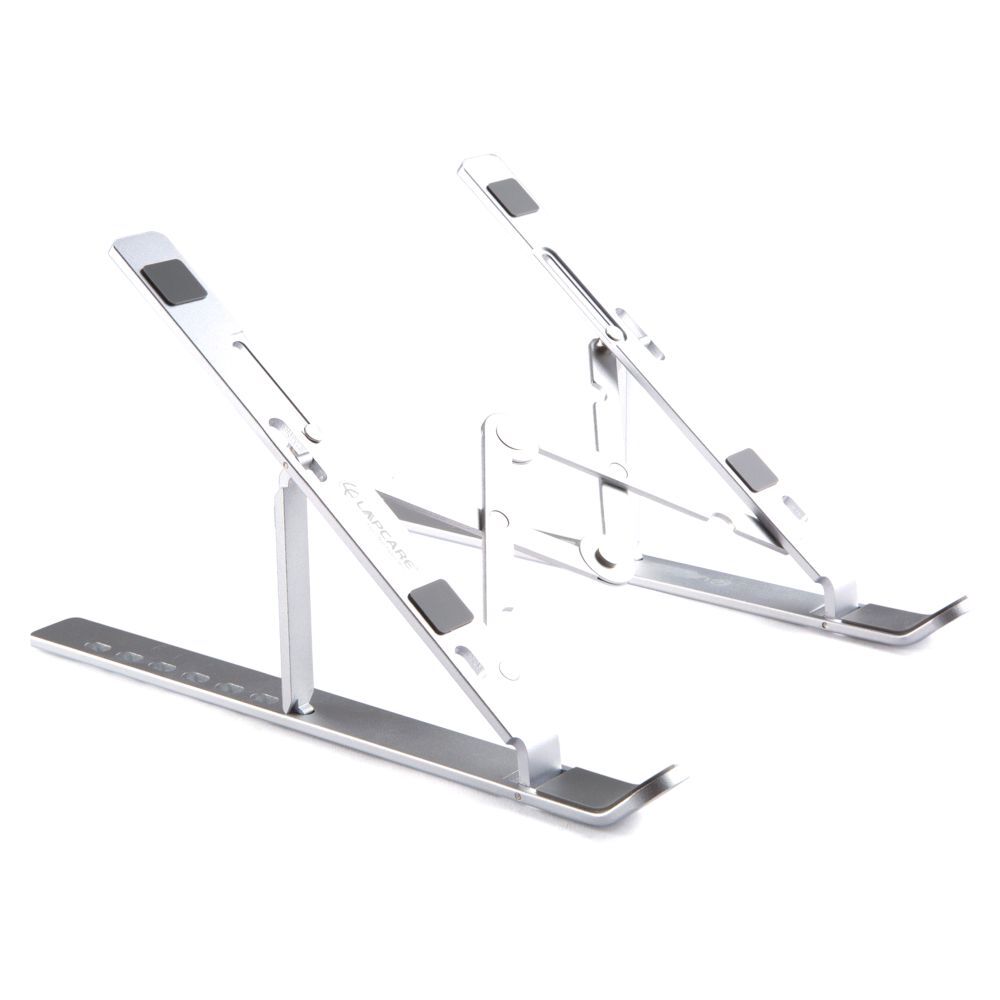 Lapcare LapGo LSE-044 Aluminium Laptop Stand with Pouch for Upto 39.62 cm (15.6 inch) Laptop, Silver(493178969)