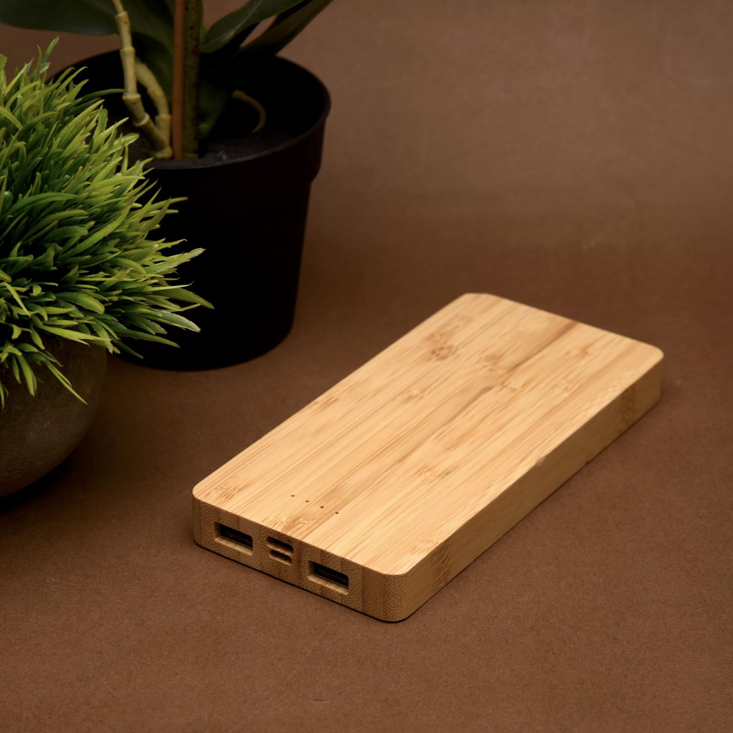 Wangari Aspen 10000mAh Bamboo Wood Power Bank