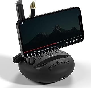Xech Arc Bluetooth Speaker with Phone Stand Mini TV 3-in-1 Portable BT Speakers