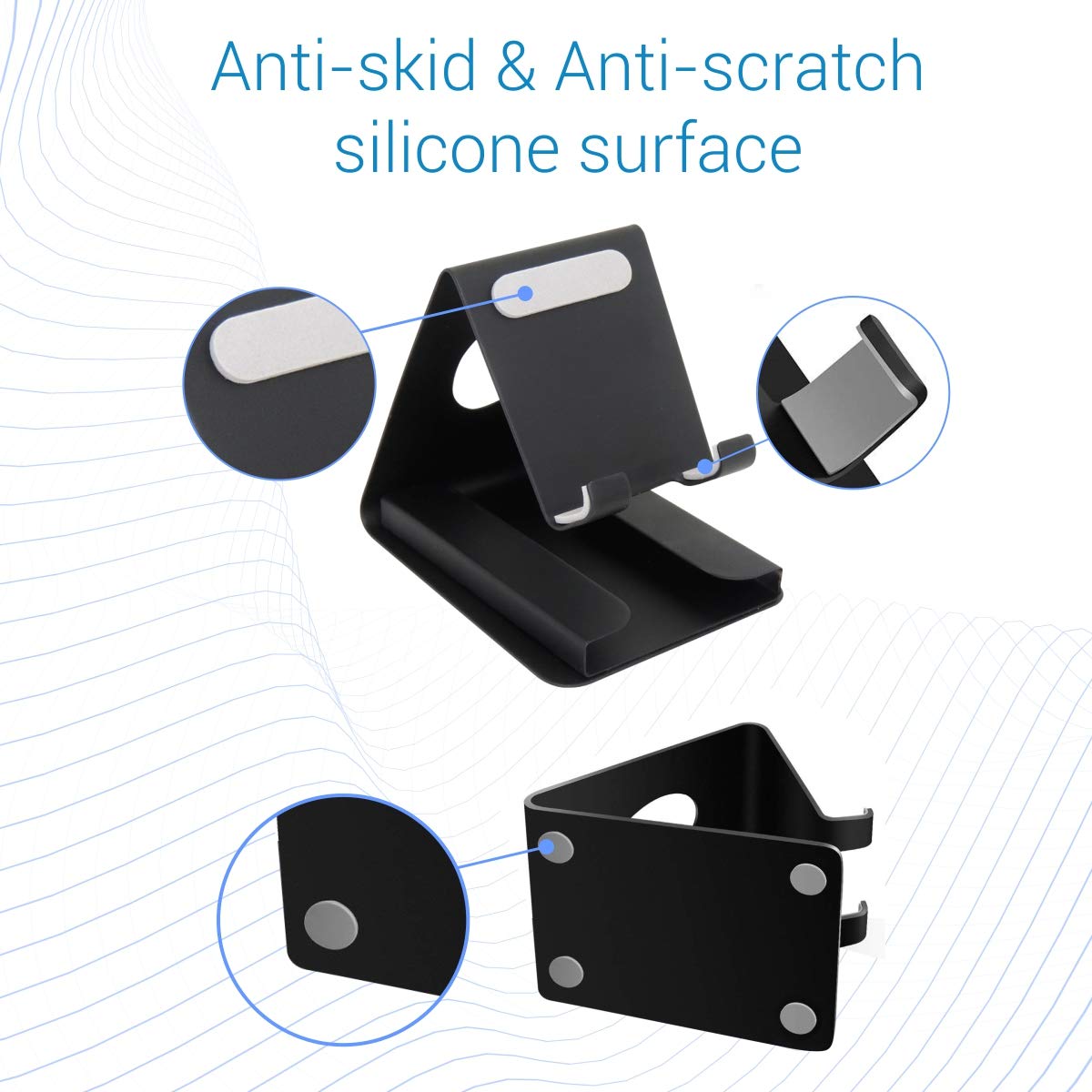 Portronics Modesk Plus POR-1196 Universal Mobile Phone Stand with Card Holder